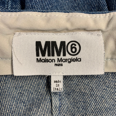 MM6 MAISON MARGIELA Size 34 Blue Wash Denim Zip Fly Jeans