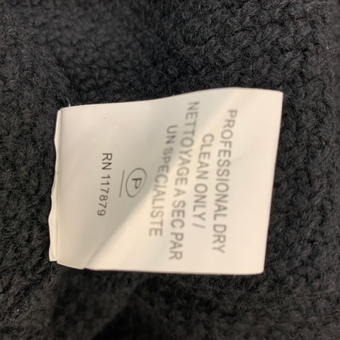 MANOUSH Taille XS Robe perlée brodée en mélange de viscose noire