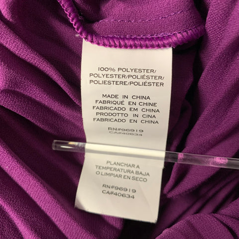 MARC JACOBS Size M Purple Polyester Pleated Skirt