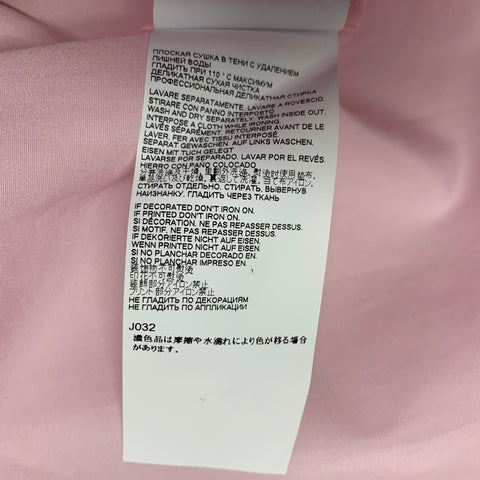 DSQUARED2 2019 Size M Pink Cotton Button Up Long Sleeve Shirt