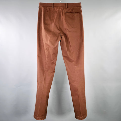 PRADA Size 30 Brown Flat Front Casual Pants