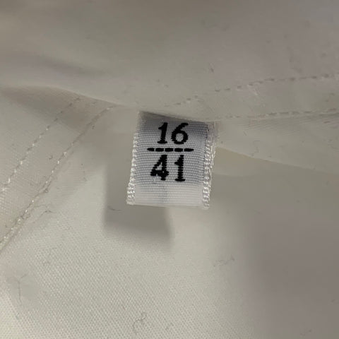 DOLCE & GABBANA GOLD Size M White Point Collar Short Sleeve Shirt