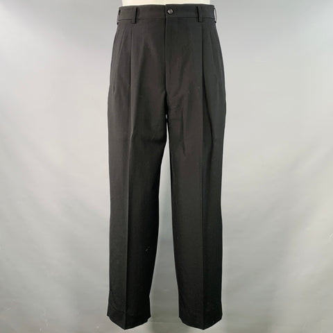 COMME des GARCONS HOMME PLUS Vintage 1990 Size S Black Wool Notch Lapel Suit