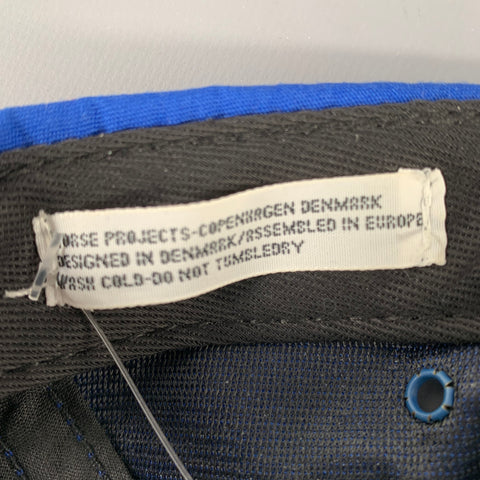 NORSE PROJECTS Blue Canvas Hats