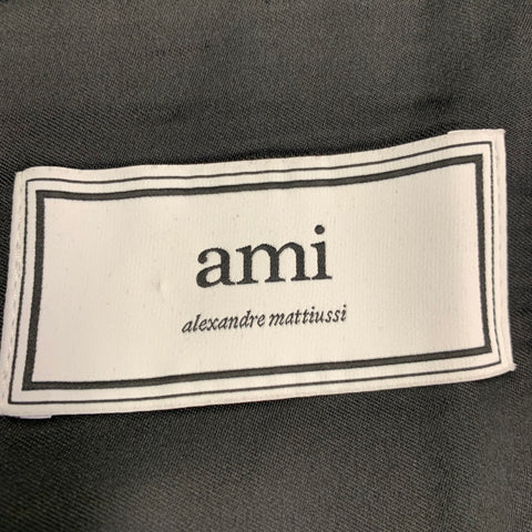 AMI by ALEXANDRE MATTIUSSI Size 38 Grey Wool Notch Lapel Suit