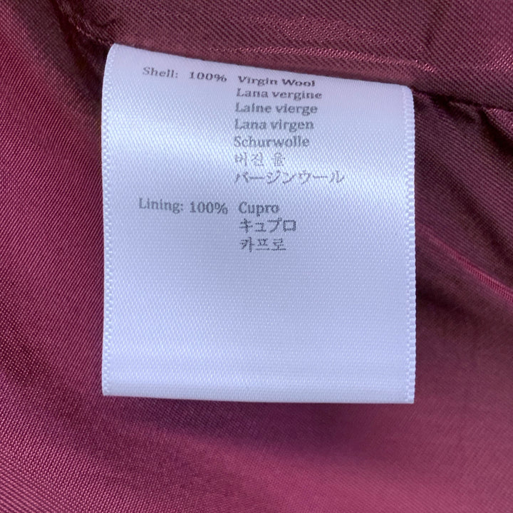 SIES MARJAN Size 36 Mustard Yellow Twill Virgin Wool Contrast Stitch Sport Coat