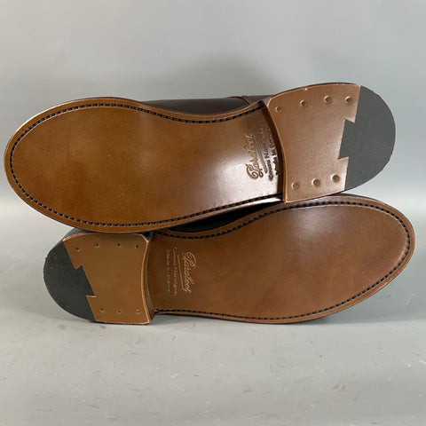 PARABOOT Size 10 Brown Leather Derby Lace Up Shoes