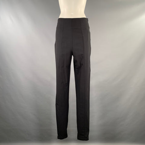 MARITHE+FRANCOIS GIRBAUD Size L Black Polyamide Blend Twill Dress Pants