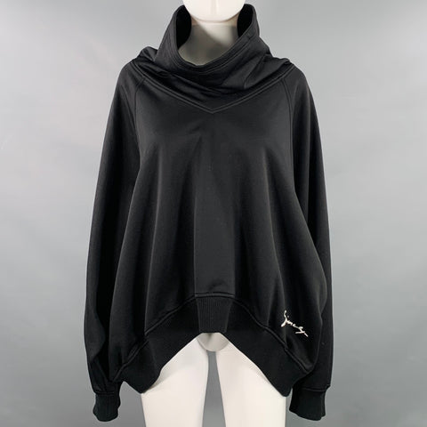 GIVENCHY Size XS Black Cotton Polyamide Oversized Casual Top