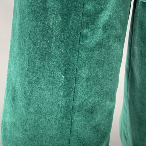 PAUL SMITH Size 44 Kensington Green Velvet Cotton Notch Lapel Sport Coat