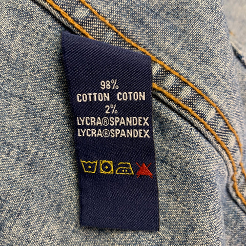RALPH LAUREN Size M Blue Cotton Blend Denim Jacket