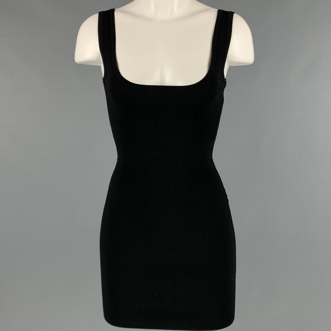 CALVIN KLEIN Size XS Black Jersey Tank Bodycon Mini Dress CALVIN KLEIN Size XS Black Jersey Tank Bodycon Mini Dress