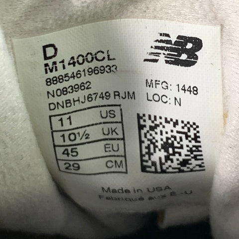 NEW BALANCE Size 11 1400 Mustard Yellow Suede Mesh Athletic Sneakers