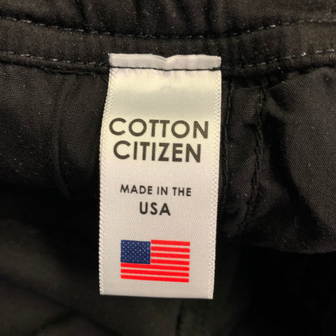 COTTON CITIZEN Size S Black Cotton Elastic Waistband Casual Pants