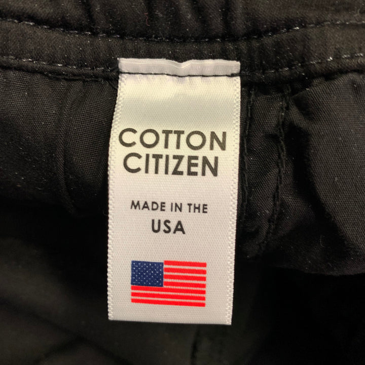COTTON CITIZEN Size S Black Cotton Elastic Waistband Casual Pants