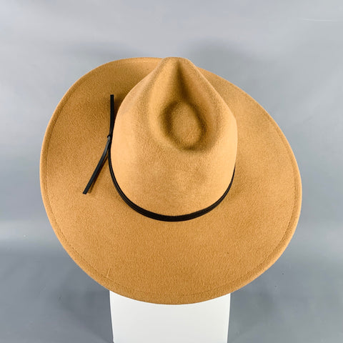 Chapeau Western VINTAGE en Feutre Mélange Laine de Chameau