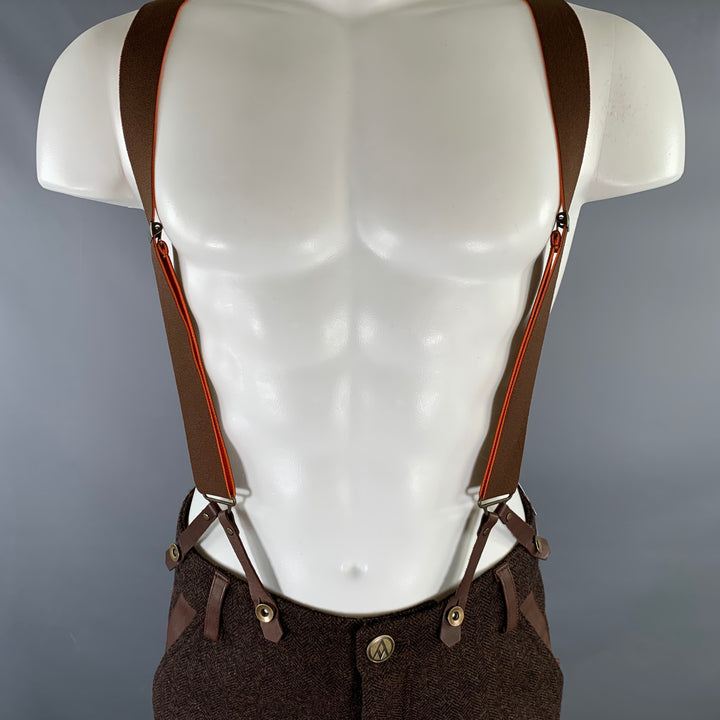 ALPS AND METERS Size S Brown Heather Winter Casual Pants