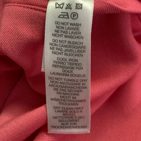 PAUL SMITH Size 31 Pink Twill Wool Flat Front Cuffed Dress Pants