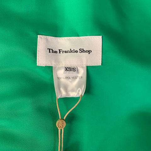 THE FRANKIE SHOP Size XS/S Green Polyester Shirt Jacket Shirt