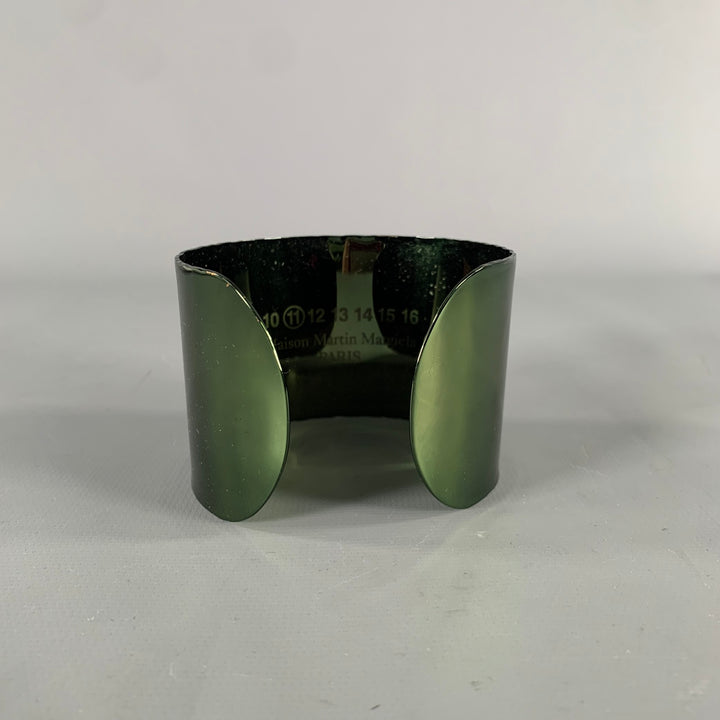 MAISON MARTIN MARGIELA Green Metallic Metal Bracelet