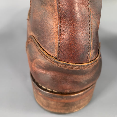 WOLVERINE Size 10.5 Brown Leather Chelsea Boots