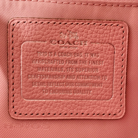 COACH Nolita Pink Pebble Grain Leather Cross Body Handbag