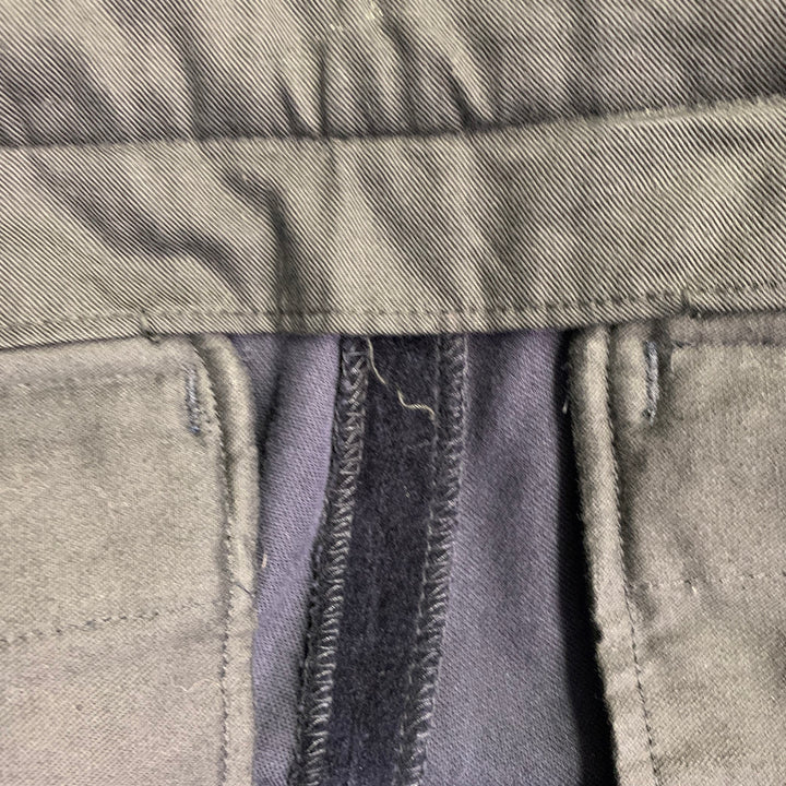 KOLOR Size L Navy Cotton Velvet Joggers Casual Pants