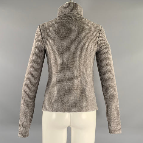 T by ALEXANDER WANG Size XS Grey Wool Blend Turtleneck Pullover Womens