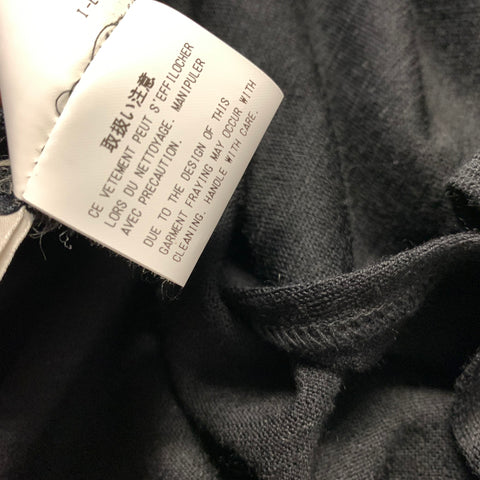YOHJI YAMAMOTO Size S Black Wool Button Up Jacket  Blazer