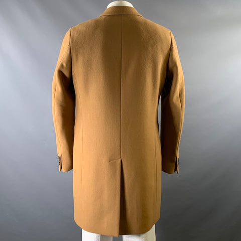 Manteau à revers crantés en mélange de laine beige PS by PAUL SMITH Taille L