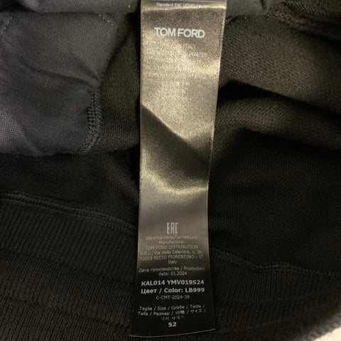 TOM FORD Size 36 Black Viscose Polyamide Sweatpants Casual Pants
