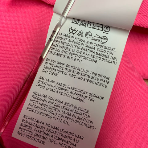 GOLDEN GOOSE Size S Pink Polyester Trench Coat