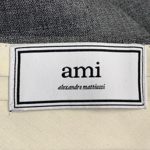 AMI by ALEXANDRE MATTIUSSI Size 38 Grey Wool Notch Lapel Suit