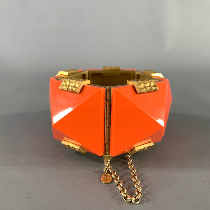 MARC JACOBS Orange Gold Sterling Bracelet