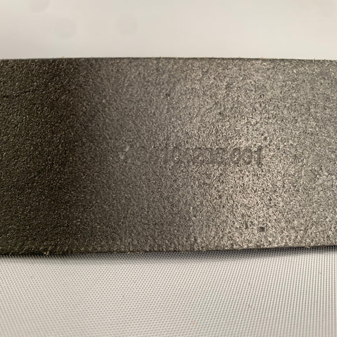 RALPH LAUREN Size 38 Black Gold Crackled Leather Belt
