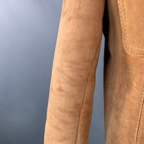 POLO by RALPH LAUREN Vintage Size XL Beige Shearling Snaps Jacket