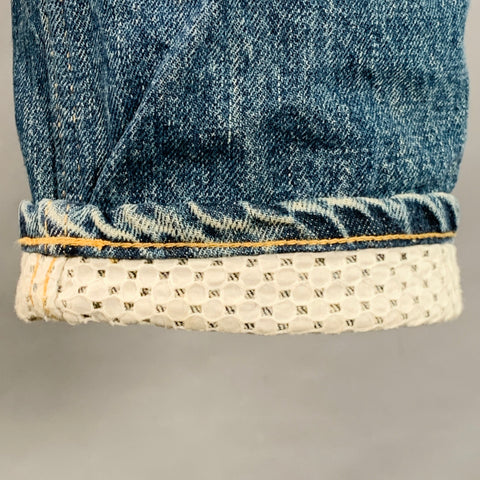 JUNYA WATANABE SS16 Size XS Blue Multi Color Denim Patchwork Jeans