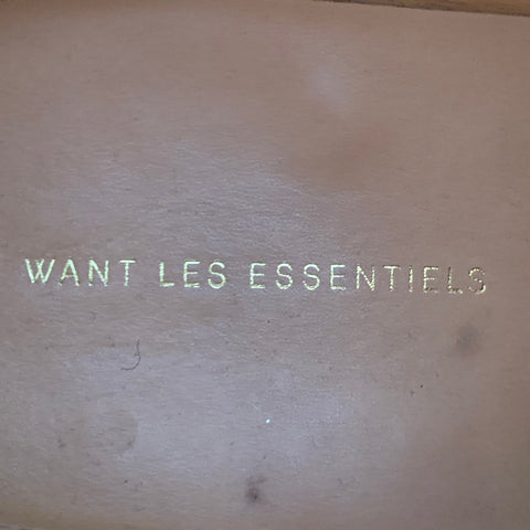WANT LES ESSENTIELS DE LA VIE Size 11 Brown Leather Lace-Up Ankle Boots