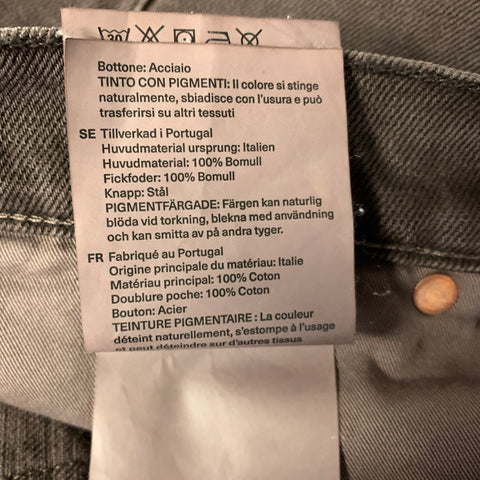 OUR LEGACY Size 31 Brown Cotton Straight leg Jeans