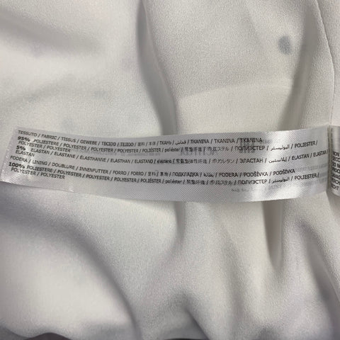 TWINSET ATITUDE Size S White Black Polyester Blend Blazer