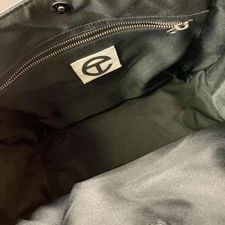 TELFAR Black Logo Polyester Cross Body Bags