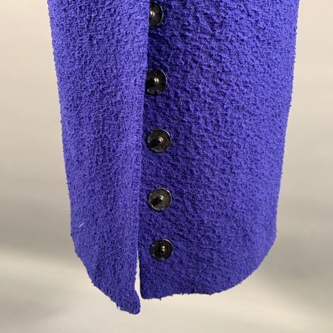 A.W.A.K.E.MODE Size 2 Purple Wool Polyamide Maxi Long Skirt