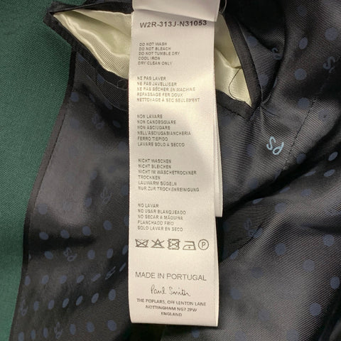 PS by PAUL SMITH Size S Forest Green Wool Notch Lapel Jacket Blazer