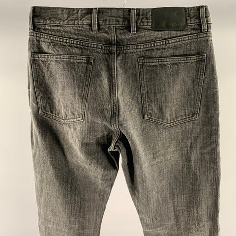 TAYLOR STITCH Size 31 Black Wash Cotton Straight Jeans