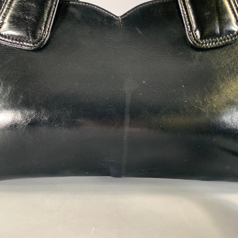 JEFFREY CAMPBELL Black Leather Shoulder Bag Handbag