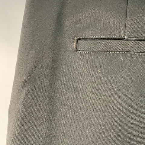 SONG FOR THE MUTE FW20 DJEBEL Size 38 Black Twill Nylon Cotton Pleated Tapered Casual Pants