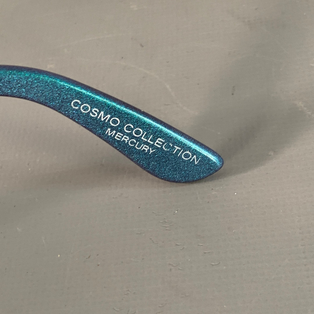 RAY-BAN COSMO COLLECTION One Size Blue Glitter Acetate Mirrored Sunglasses