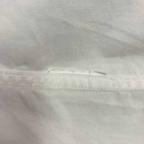 TRUSSELL Size XL White Embroidery Long Sleeve Shirt