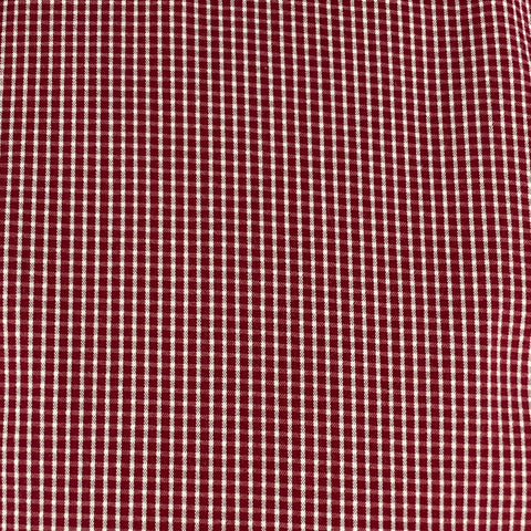 DOLCE & GABBANA Size M Red White Grid Cotton Button Up Long Sleeve Shirt