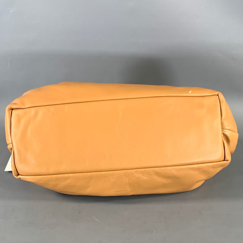 MANSUR GAVRIEL Tan Brown Wrinkled Leather Clutch Bags